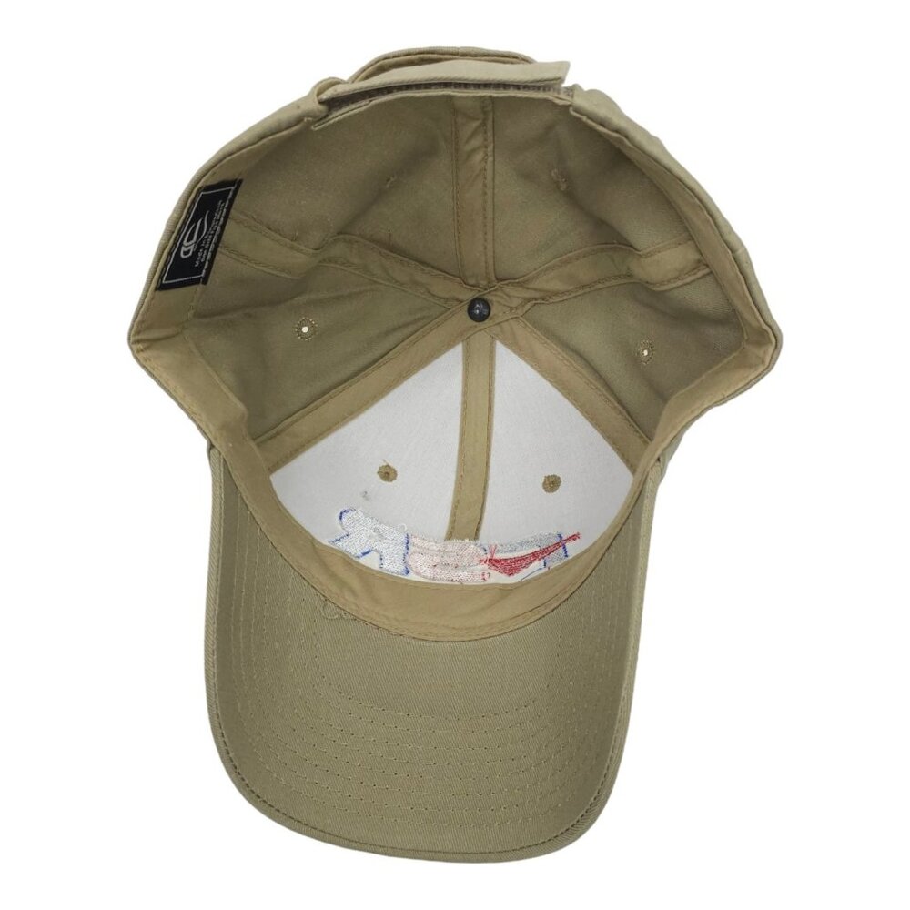 FSR Transport Beige Khaki Adjustable Strapback Cap Trucker Baseball Hat Cotton - Picture 5 of 13